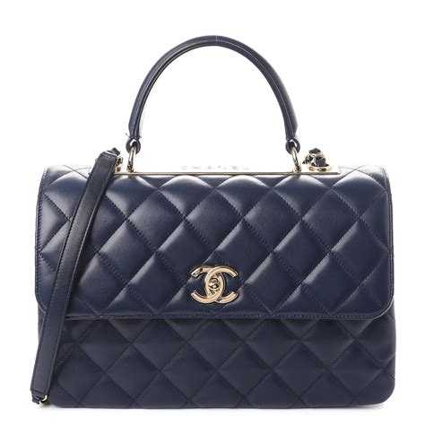 chanel purse blue|chanel bag navy blue.